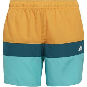 adidas COLORBLOCK Chlapecké plavecké šortky, oranžová, velikost obraz