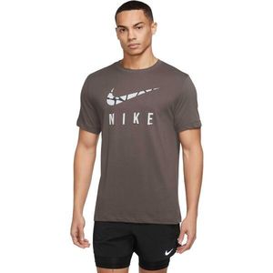 Nike DRI-FIT RUN DIVISION Pánské tričko, hnědá, velikost obraz