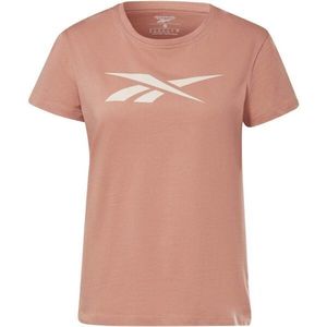 Reebok TE GRAPHIC VECTOR TEE Dámské triko, hnědá, velikost obraz