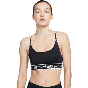 Nike DRI-FIT INDY Dámská sportovní podprsenka, černá, velikost obraz
