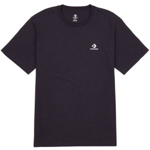 Converse CLASSIC LEFT CHEST SS TEE Unisexové tričko, černá, velikost obraz
