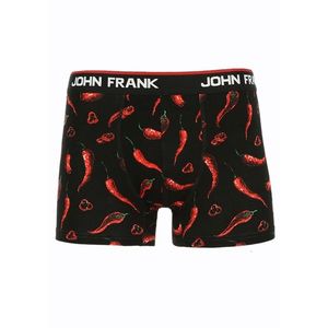 Pánské boxerky John Frank JFBD318 L Černá obraz