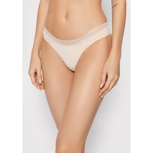 Dámské tanga Calvin Klein QF6307 L Krémová obraz