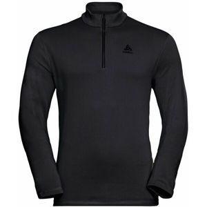 Odlo MID LAYER 1/2 ZIP BERRA Pánská mikina, černá, velikost obraz