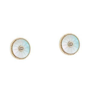 Fossil Mother-Of-Pearl Stud JF04065710 obraz
