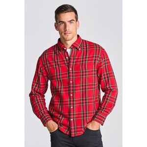 KOŠILE GANT D1. REL TARTAN TWILL SHIRT RUBY RED obraz