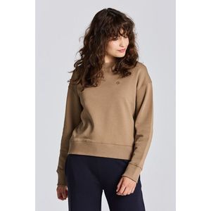 MIKINA GANT D2. ICON G ESSENTIAL C-NECK SWEAT MOLE BROWN obraz