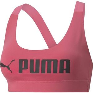 Puma MID IMPACT PUMA FIT Dámská podprsenka, růžová, velikost obraz
