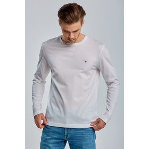 TRIČKO GANT ORIGINAL SLIM LS T-SHIRT WHITE obraz