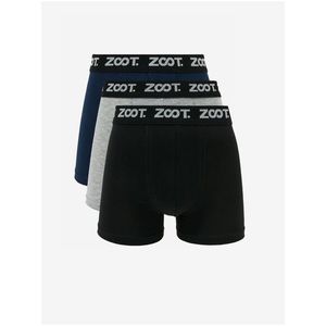 Sada tří pánských boxerek v modré, šedé a černé barvě ZOOT.lab obraz