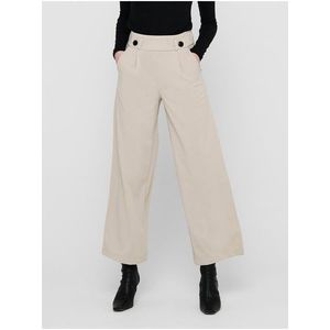 Krémové dámské široké kalhoty JDY Geggo obraz