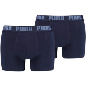 Puma BASIC 2P Pánské boxerky, tmavě modrá, velikost obraz