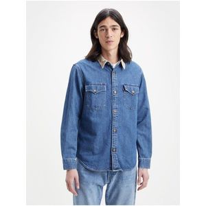 Modrá pánská džínová košile Levi's® Western obraz