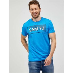 Modré pánské tričko SAM 73 Fenri obraz