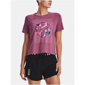 Růžové dámské tričko Under Armour UA Run Anywhere SS obraz
