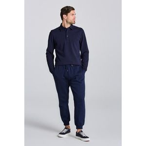 TEPLÁKY GANT TONAL ARCHIVE SHIELD PANTS EVENING BLUE obraz