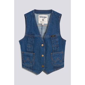 VESTA GANT W. DENIM VEST modrá S obraz