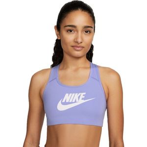 Nike SWOOSH FUTURA Dámská sportovní podprsenka, fialová, velikost obraz