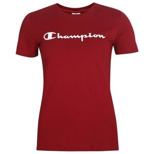 Champion CREWNECK T-SHIRT Dámské tričko, červená, velikost obraz