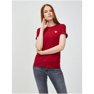 Červené dámské tričko Guess obraz