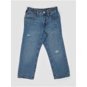 Modré dětské džíny s pružným pasem GAP obraz