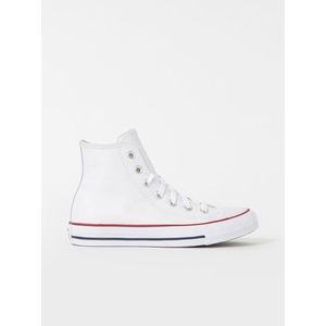 Bílé kotníkové kožené tenisky Converse Chuck Taylor All Star Leather obraz