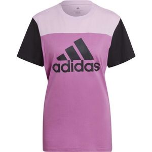 adidas COLORBLOCK TEE Dámské tričko, růžová, velikost obraz