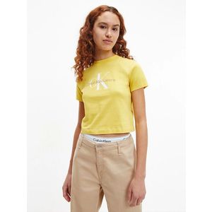Calvin Klein Jeans Triko Žlutá obraz