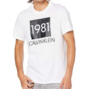 Pánské tričko Calvin Klein NM1708 M Bílá obraz