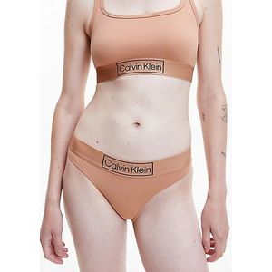 Dámské kalhotky Calvin Klein QF6775 L Sv. hnědá obraz