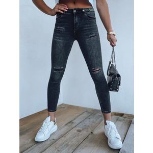 Černé dámské módní džíny Odetta obraz