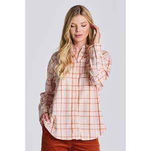 KOŠILE GANT D2. RELAXED CHECK FLANNEL SHIRT SILVER PEONY obraz