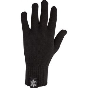 Willard LODALO Dámské pletené rukavice, černá, velikost obraz
