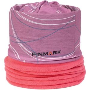 Finmark FSW-246 Dívčí multifunkční šátek s fleecem, růžová, velikost obraz