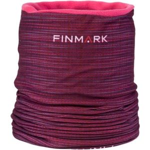 Finmark FSW-207 Dámský multifunkční šátek s fleecem, růžová, velikost obraz