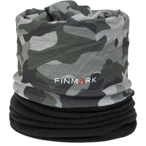 Finmark FSW-234 Multifunkční šátek s fleecem, khaki, velikost obraz