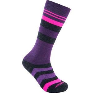 Sensor SLOPE MERINO Dětské ponožky, fialová, velikost obraz