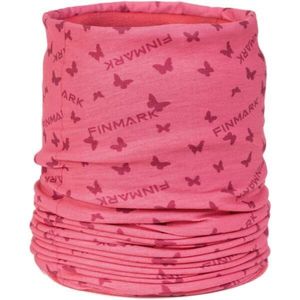 Finmark FSW-245 Dívčí multifunkční šátek s fleecem, růžová, velikost obraz