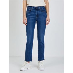 Tmavě modré dámské straight fit džíny Levi's® 724 obraz