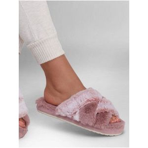 Růžové dámské pantofle Skechers obraz