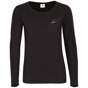 Russell Athletic LONG SLEEVE TEE SHIRT Dámské tričko, černá, velikost obraz