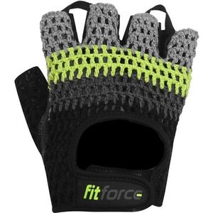 Fitforce KRYPTO Fitness rukavice, černá, velikost obraz