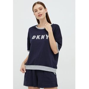 Dámské pyžamo DKNY YI3919259 L Tm. modrá obraz