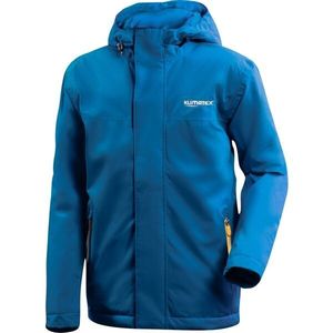 Klimatex FISTANA Dětská outdoorová bunda s kapucí, modrá, velikost obraz