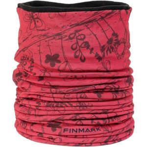 Finmark FSW-236 Dámský multifunkční šátek s fleecem, červená, velikost obraz