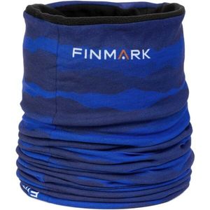 Finmark FSW-213 Multifunkční šátek s fleecem, modrá, velikost obraz