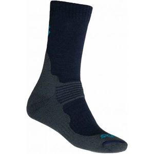 Sensor EXPEDITION MERINO Funkční ponožky, tmavě modrá, velikost obraz