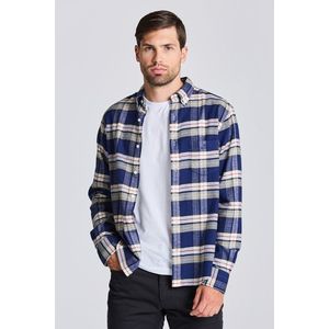 KOŠILE GANT D2. REG UT FLANNEL CHECK SHIRT PERSIAN BLUE obraz