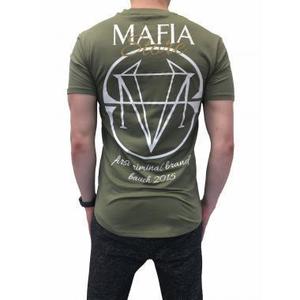 Pánské zelené tričko s potiskem Mafia Store obraz