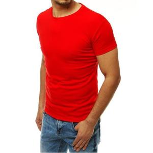 Pánské triko bez potisku červené RX4189 obraz